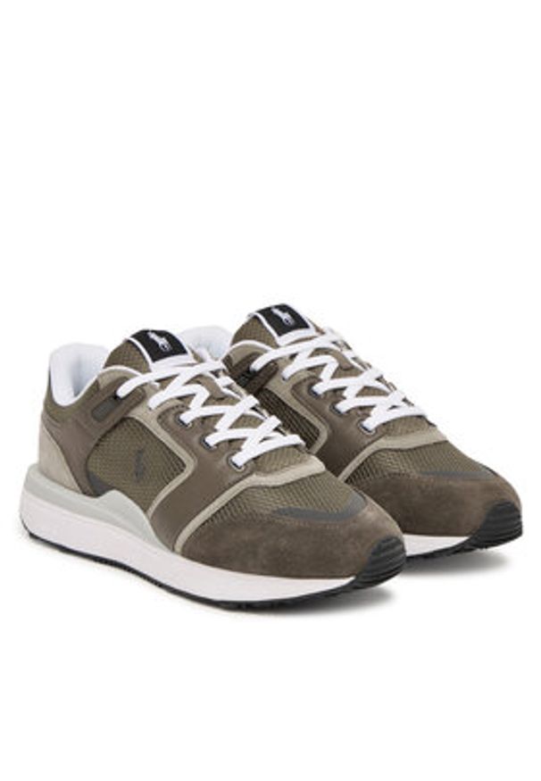 Polo Ralph Lauren Sneakersy TRN 89 PP V2-SK-LTL 809P13082002 Szary. Kolor: szary. Materiał: zamsz, skóra
