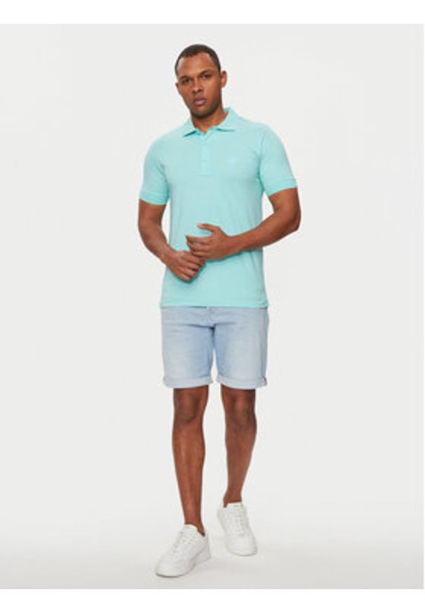 Replay Polo M6548.000.23070 Niebieski Regular Fit. Typ kołnierza: polo. Kolor: niebieski. Materiał: bawełna