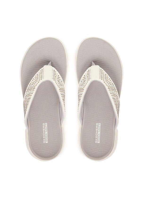 skechers - Japonki Skechers. Kolor: biały