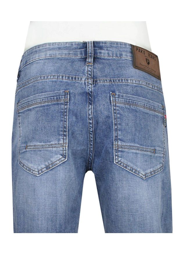 Pako Jeans - Krótkie Spodnie, Jasne Jeansowe, Szorty, Spodenki, Przed Kolano -PAKO JEANS. Materiał: bawełna, elastan. Długość: krótkie. Sezon: lato. Styl: klasyczny
