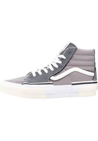 Tenisówki Vans Model Sk8-hi Reconstruct Kolor Szary. Kolor: szary. Materiał: tkanina, skóra