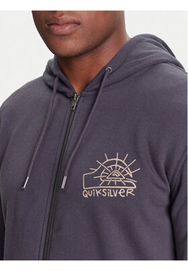Quiksilver Bluza EQYFT05133-KSH0 Granatowy Regular Fit. Kolor: niebieski. Materiał: bawełna