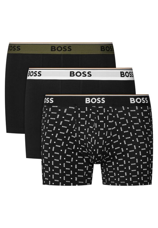 BOSS Komplet bokserek 50554438 Czarny. Kolor: czarny. Materiał: bawełna