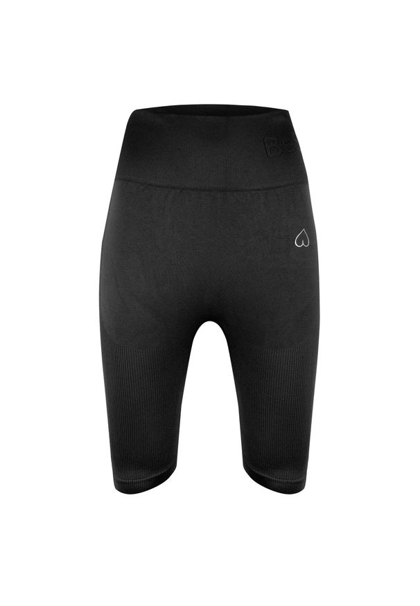 BESHAPED - Szorty Bikery fitness damskie Beshaped Body Boost modelujące. Kolor: czarny. Materiał: nylon. Sport: fitness