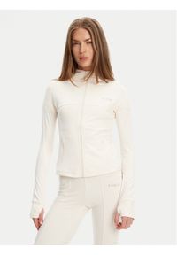 Guess Bluza V5RP17 KCD02 Écru Regular Fit. Materiał: syntetyk