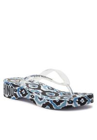 Love Moschino - LOVE MOSCHINO Japonki JA28324G0II3210A Kolorowy. Materiał: skóra. Wzór: kolorowy #5