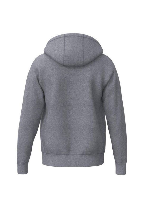 ERIMA - Kurtka z kapturem Erima TS. Typ kołnierza: kaptur. Kolekcja: plus size. Kolor: szary. Materiał: bawełna