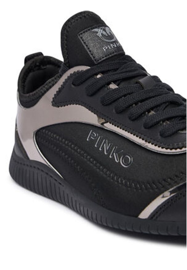 Pinko - PINKO Sneakersy Reby 08 SS0121 T045 Czarny. Kolor: czarny. Materiał: materiał