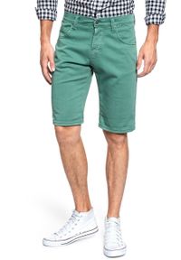 Mustang - SPODENKI MUSTANG Chicago Shorts Z Frosty Spruce 1009596 6398. Materiał: materiał #4