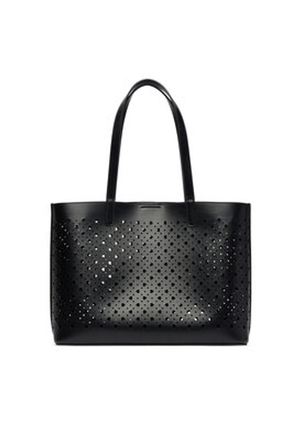 Love Moschino - LOVE MOSCHINO Torebka JC4289PP0OKK0000 Czarny. Kolor: czarny. Materiał: skórzane