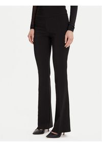 Rinascimento Spodnie materiałowe CFC0125318003 Czarny Flare Fit. Kolor: czarny. Materiał: syntetyk