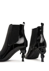 Karl Lagerfeld - KARL LAGERFELD Botki Nft Heel KL39146 Czarny. Kolor: czarny. Materiał: skóra #4