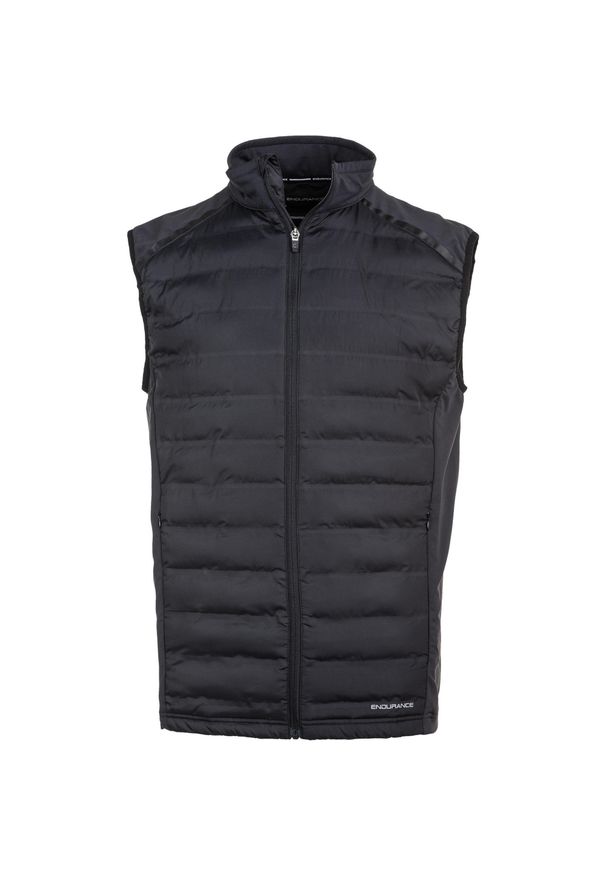 ENDURANCE - Kurtka puchowa bez rękawów Endurance Midan. Kolor: czarny. Materiał: puch. Długość rękawa: bez rękawów. Sezon: zima. Sport: turystyka piesza
