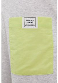 Tommy Jeans Szorty DM0DM10629.4891 męskie kolor szary. Okazja: na co dzień. Kolor: szary. Materiał: bawełna, dzianina. Styl: casual #4