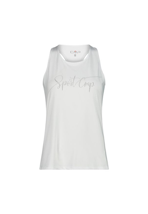Damski tank top CMP. Kolor: czarny, wielokolorowy, biały