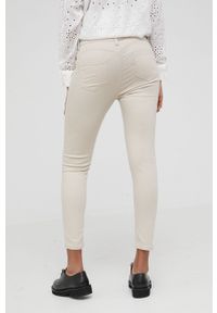 Answear Lab jeansy Push-Up damskie kolor beżowy medium waist. Kolor: beżowy. Styl: wakacyjny #2