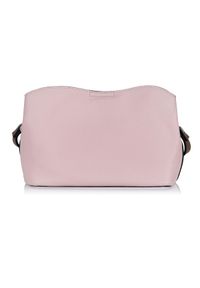 Ochnik - Różowa torebka damska z paskiem. Kolor: różowy. Rodzaj torebki: na ramię #3