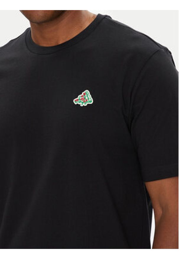 Adidas - adidas T-Shirt Mini Pizza Graphic JM6483 Czarny Regular Fit. Kolor: czarny. Materiał: bawełna