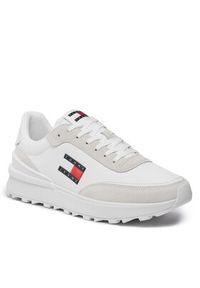 Tommy Jeans Sneakersy Tjm Technical Runner EM0EM01265 Biały. Kolor: biały. Materiał: materiał