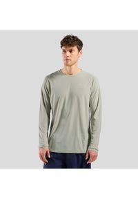 Koszulka z długim rękawem męska Odlo ZEROWEIGHT CHILL-TEC T-shirt crew neck l/s. Kolor: biały. Długość rękawa: długi rękaw. Długość: długie. Sport: bieganie
