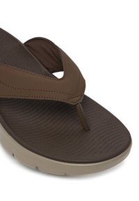 skechers - Skechers Japonki Go Walk Flex Sandal-Vallejo 229202/CHOC Brązowy. Kolor: brązowy. Materiał: syntetyk #3