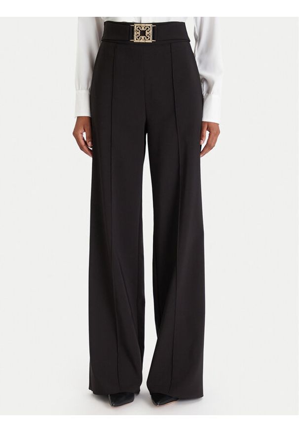 Rinascimento Spodnie materiałowe CFC0126211003 Czarny Regular Fit. Kolor: czarny. Materiał: syntetyk