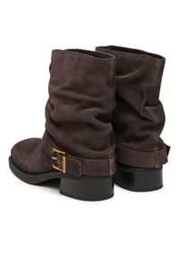 MICHAEL Michael Kors Botki Colby 40F5COFE5S Brązowy. Kolor: brązowy. Materiał: zamsz, skóra #6