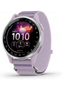 GARMIN - Zegarek sportowy Garmin Approach J1 Fioletowy (010-03898-10). Kolor: fioletowy. Styl: sportowy #1