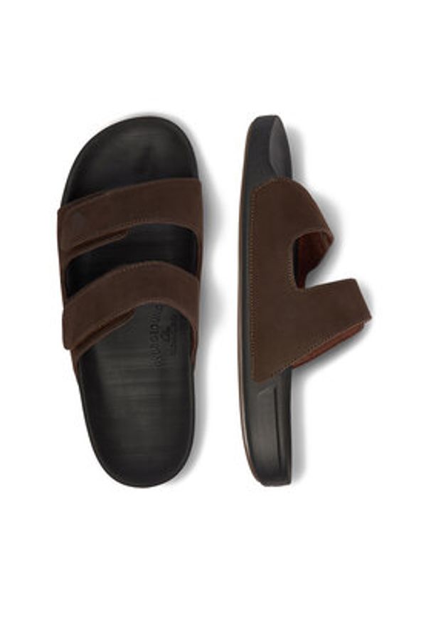 Quiksilver Klapki CEO-RAPID-01 MI08 Brązowy. Kolor: brązowy. Materiał: nubuk, skóra