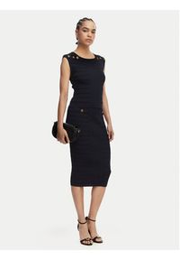 Guess Bluzka W5YR12 Z0130 Granatowy Regular Fit. Kolor: niebieski. Materiał: syntetyk #3