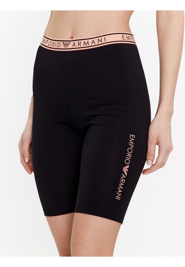 Emporio Armani Underwear Szorty sportowe 164432 3R227 00020 Czarny Slim Fit. Kolor: czarny. Materiał: bawełna