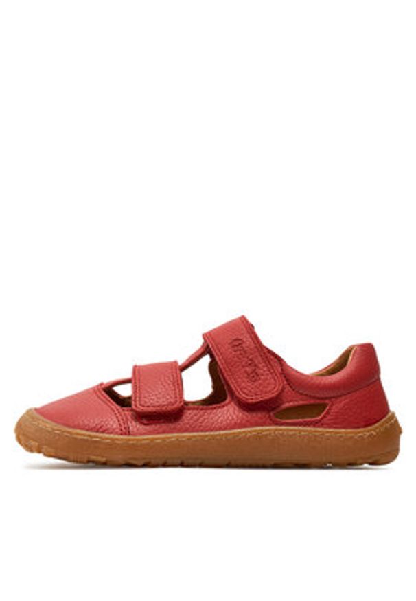 Froddo Sandały Barefoot Sandal G3150266-5 D Czerwony. Kolor: czerwony. Materiał: skóra