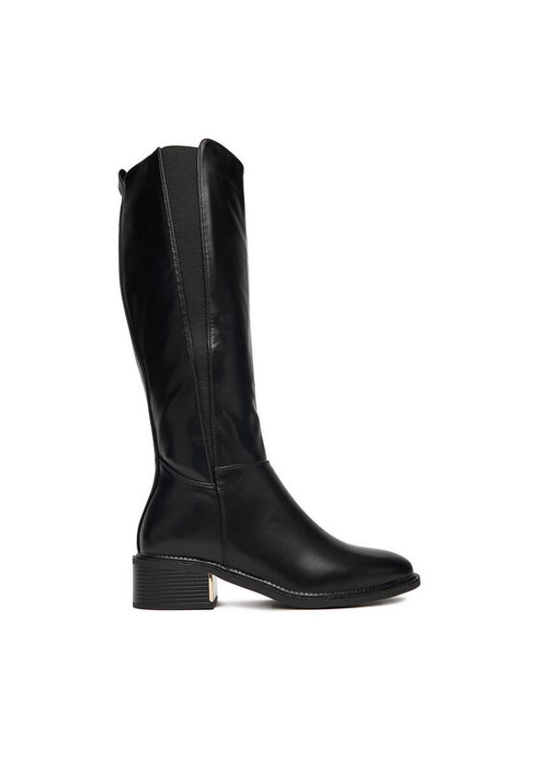 DeeZee Kozaki HX22099-5 Czarny. Kolor: czarny. Materiał: syntetyk, materiał