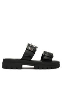 Tommy Jeans Klapki Tjw Buckle Straps Sandal EN0EN02966 Czarny. Kolor: czarny. Materiał: skóra #1