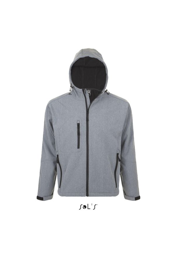 SOL'S - Windbreaker Sol's Replay. Kolor: szary
