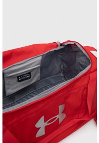 Under Armour torba sportowa Undeniable 5.0 Medium kolor czerwony. Kolor: czerwony. Materiał: tworzywo sztuczne. Sport: fitness #5