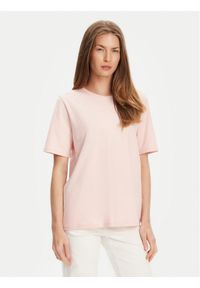 United Colors of Benetton - United Colors Of Benetton T-Shirt 3BVXD102P Różowy Regular Fit. Kolor: różowy. Materiał: bawełna