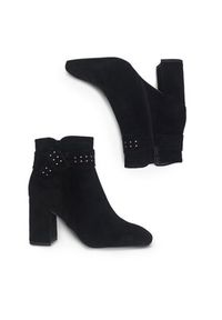 Clara Barson Botki MARI WYL3479-1 Czarny. Kolor: czarny. Materiał: materiał #5