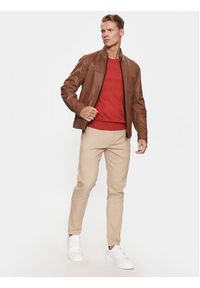 Lindbergh Sweter 30-80043 Pomarańczowy Slim Fit. Kolor: pomarańczowy. Materiał: wiskoza #2