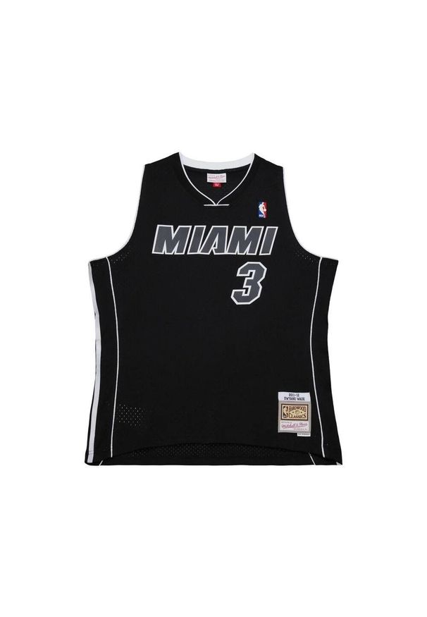 Mitchell & Ness - Koszulka NBA Miami Heat Dwyane Wade 2011. Kolor: czarny. Sport: koszykówka