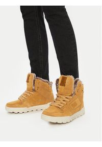 DC Shoes Botki Manteca 4 Boot ADJB100012-WE9 Brązowy. Kolor: brązowy. Materiał: zamsz, skóra #4