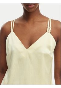 Morgan Top 242-OLAFI Żółty Regular Fit. Kolor: żółty. Materiał: syntetyk #5