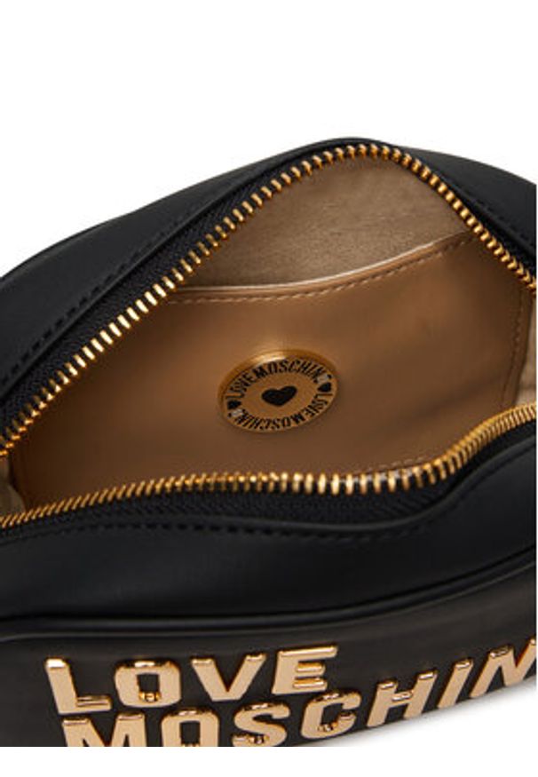 Love Moschino - LOVE MOSCHINO Torebka JC4026PP1NKD0000 Czarny. Kolor: czarny. Materiał: skórzane
