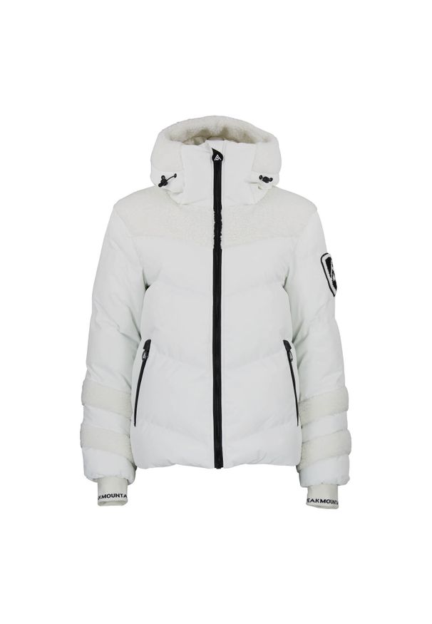 PEAK MOUNTAIN - Kurtka damska Peak Mountain Alibi. Kolor: biały. Sezon: zima. Sport: narciarstwo