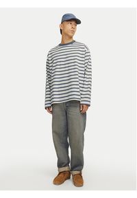 Jack & Jones Longsleeve Islington 12273202 Niebieski Loose Fit. Kolor: niebieski. Materiał: bawełna. Długość rękawa: długi rękaw #5