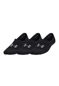 Skarpety treningowe damskie Under Armour Breathe Lite Ultra Low 3P. Kolor: czarny