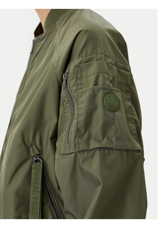 Save The Duck Kurtka bomber D32105W TWIL20 Zielony Oversize. Kolor: zielony. Materiał: syntetyk