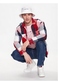 Tommy Jeans T-Shirt DM0DM16825 Różowy Regular Fit. Kolor: różowy. Materiał: bawełna #3