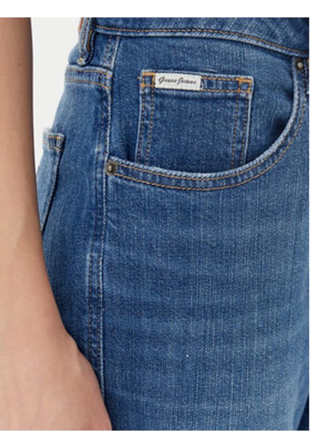 Guess Jeans Jeansy W5YA0I D0021 Niebieski Boyfriend Fit. Kolor: niebieski