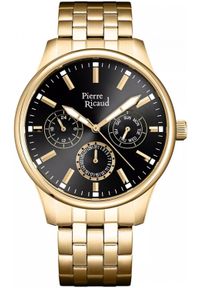 Zegarek męski Pierre Ricaud P91106.1114QF złoty. Kolor: złoty #1